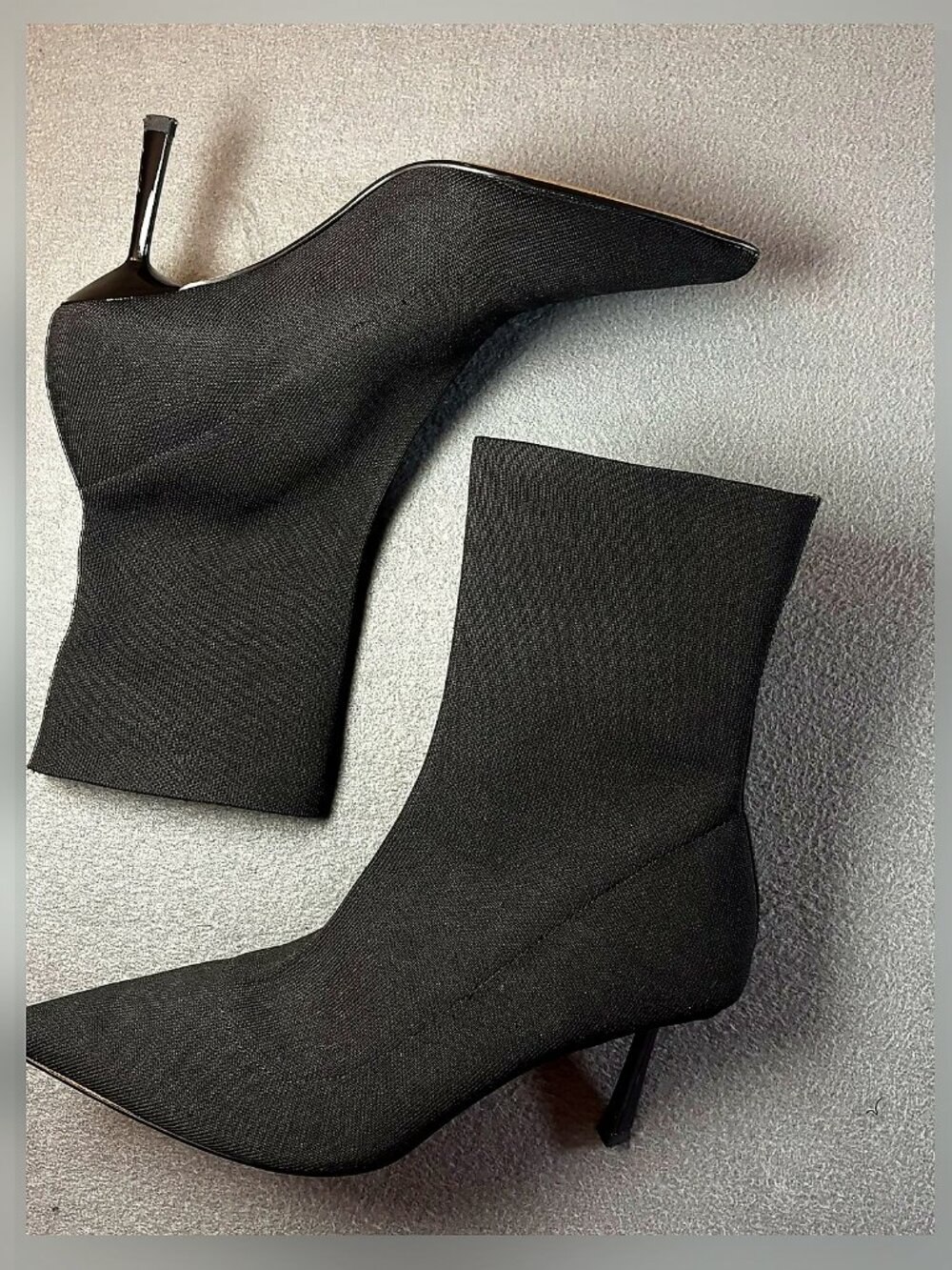 Express Pointed Toe Thin Heel Sock Boots Size 9